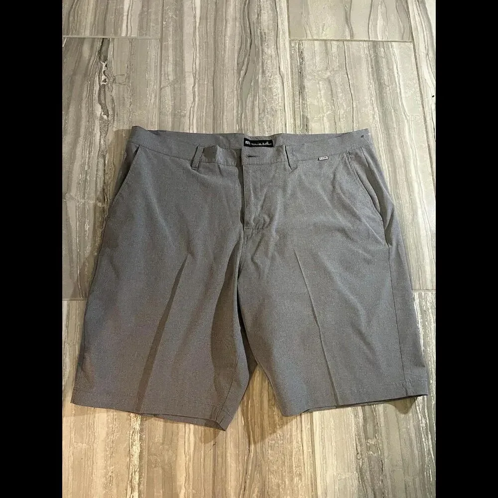 Travis Mathew‎ Beck Shorts Men’s Size 40 Grey Casual Golf Shorts
